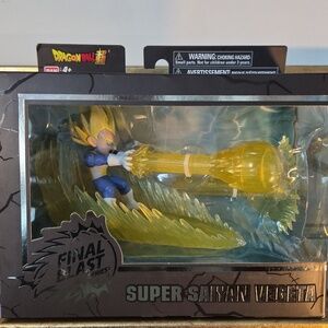 Bandai DragonBall Super FINAL BLAST SERIES Super Saiyan Vegeta, 6.5", Multi.